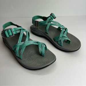 Chaco ZX2 Sandals Classic Sport Women's 8  EU 39 Shoes Teal Hiking Outdoor
